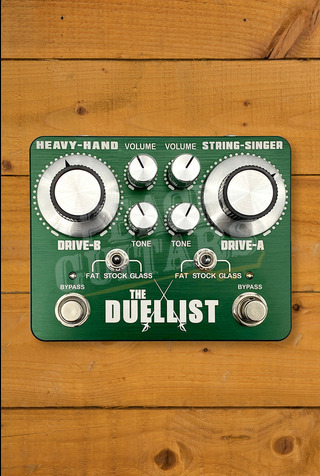 King Tone Guitar | The Duellist - Dual Overdrive Pedal - 2022 Edition Green