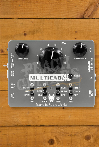 Tsakalis AudioWorks MultiCab 4 | Pre-Amp & Cabinet Sim w/USB