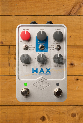 Universal Audio UAFX Guitar Pedals | Max Preamp & Dual Compressor