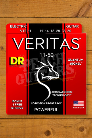 DR VERITAS - Coated Core Technology Electric Guitar Strings | Heavy 11-50