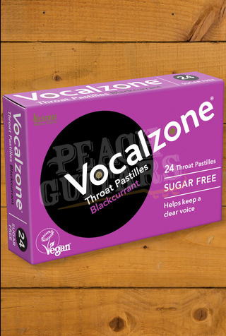 Vocalzone Throat Pastilles | Blackcurrant - Pack Of 24