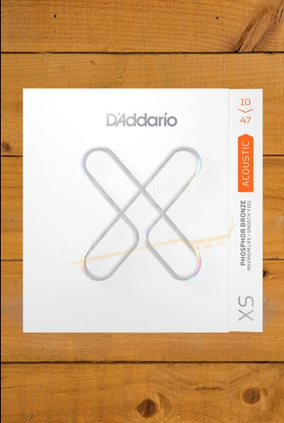 D'Addario XSAPB1047 Coated Phosphor Bronze Acoustic Guitar Strings - 10-47