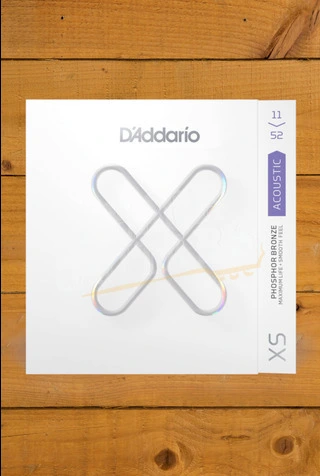 D'Addario XSAPB1152 Coated Phosphor Bronze Acoustic Guitar Strings - 11-52