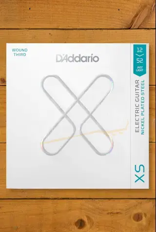 D'Addario XSE1252W XS Nickel Coated Electric Guitar Strings - 12-52