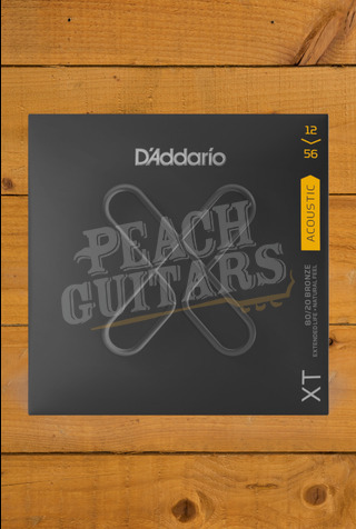D'Addario Acoustic Strings | XT 80/20 Bronze - Light Top/Medium Bottom - 12-56