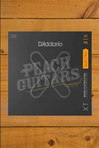 D'Addario XTE1059 Coated Nickel Plated Steel 7-String Electric Guitar Strings - 10-59

