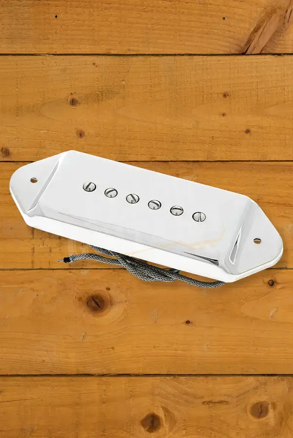 Lollar Casino P-90 Dogear Bridge Tall - Chrome