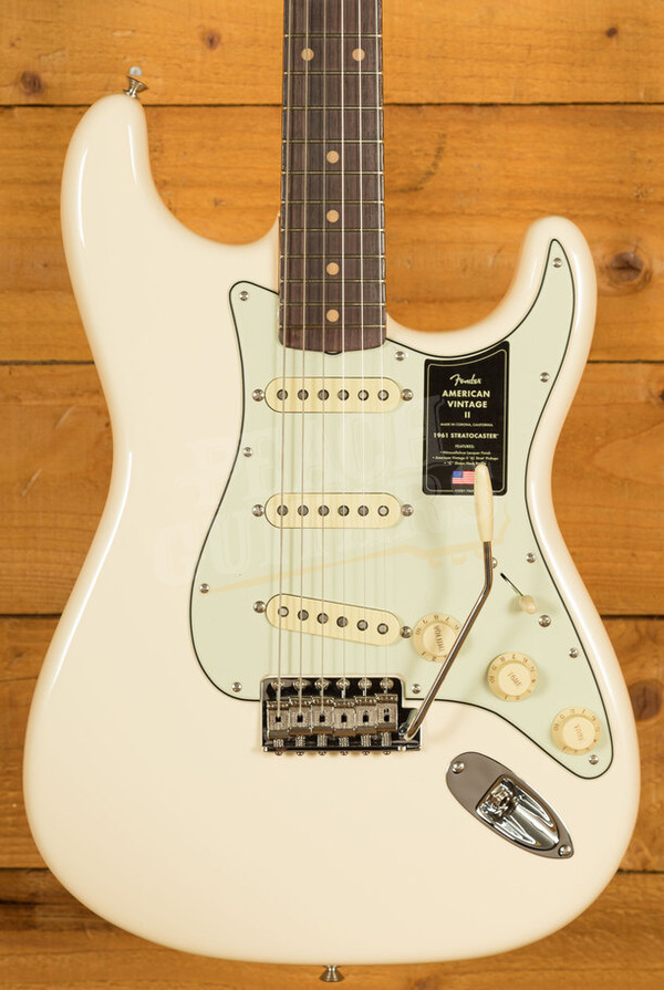 Fender American Vintage II 1961 Stratocaster | Rosewood - Olympic White