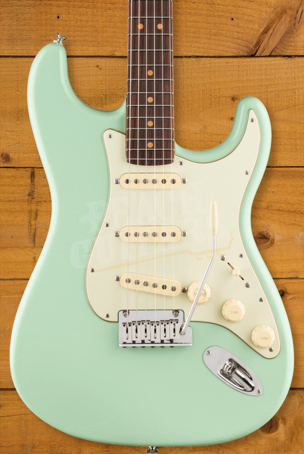 Fender American Ultra Luxe Vintage '60s Stratocaster - Rosewood - Surf Green