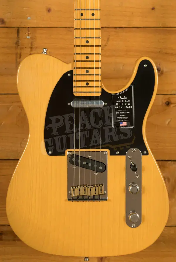 Fender American Ultra Luxe Vintage '50s Telecaster - Maple - Butterscotch Blonde