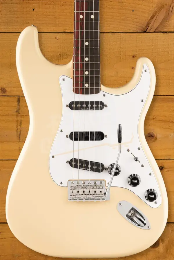 Fender Ritchie Blackmore Stratocaster - Scalloped Rosewood - Olympic White
