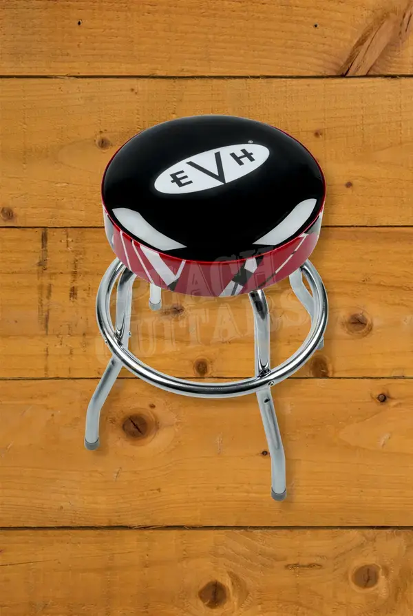 EVH Logo Barstool w/Striped Trim - 25"