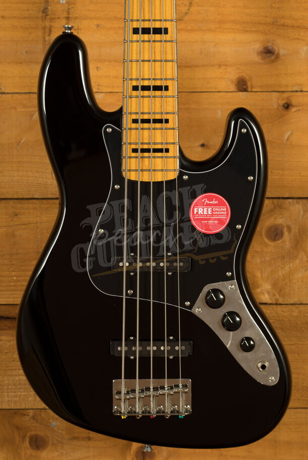 Squier Classic Vibe '70s Jazz Bass V | Maple - Black