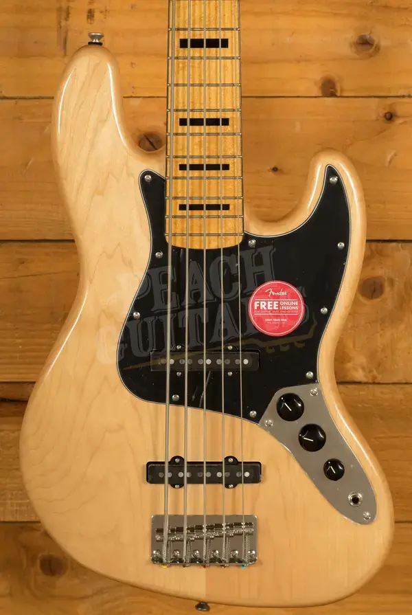 Squier Classic Vibe '70s Jazz Bass V Maple Natural