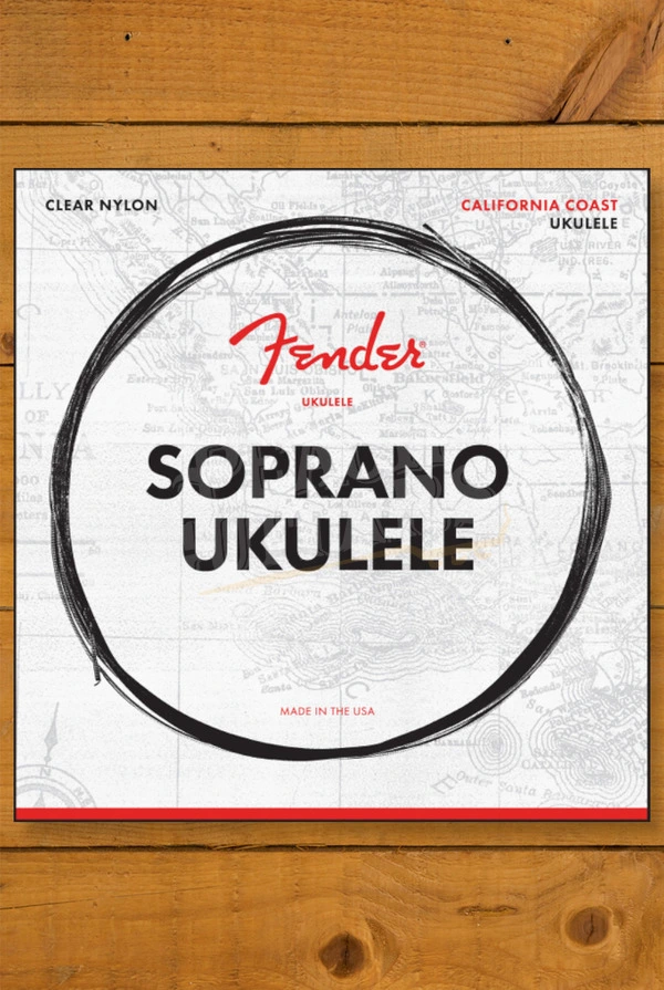 Fender California Coast Soprano Ukulele Strings