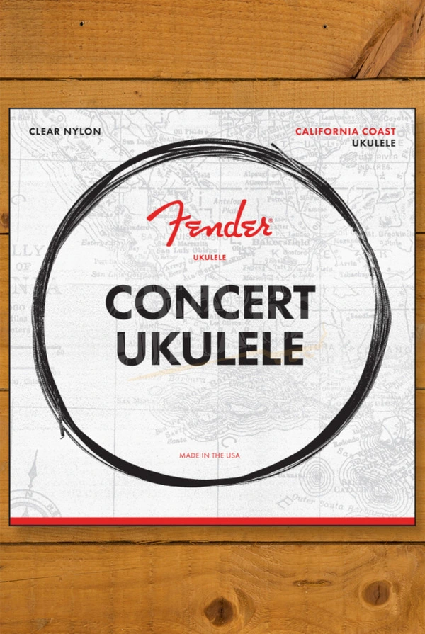 Fender California Coast Concert Ukulele Strings