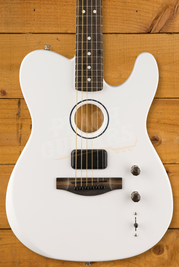 Fender Limited Edition Finneas American Acoustasonic Telecaster | Satin Arctic White