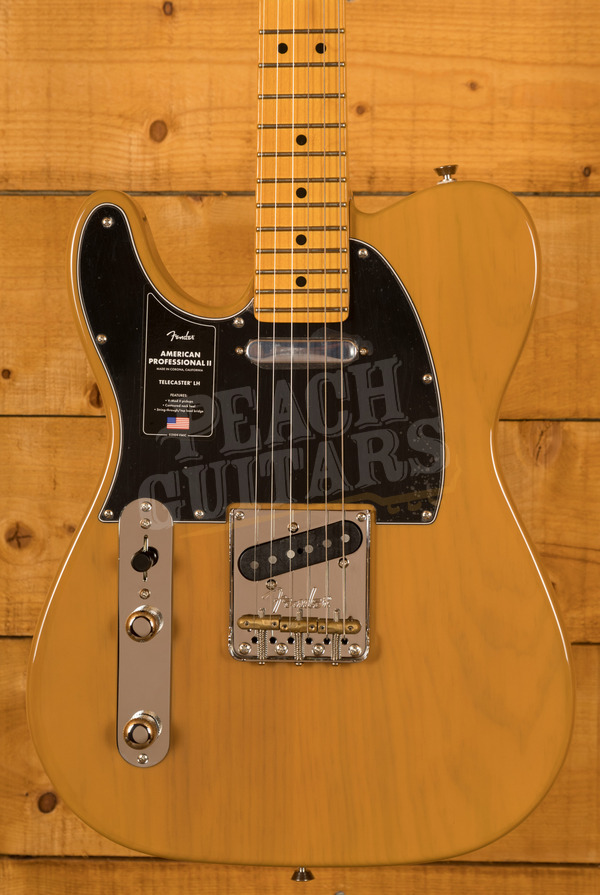 Fender American Professional II Telecaster | Left-Handed - Maple - Butterscotch Blonde
