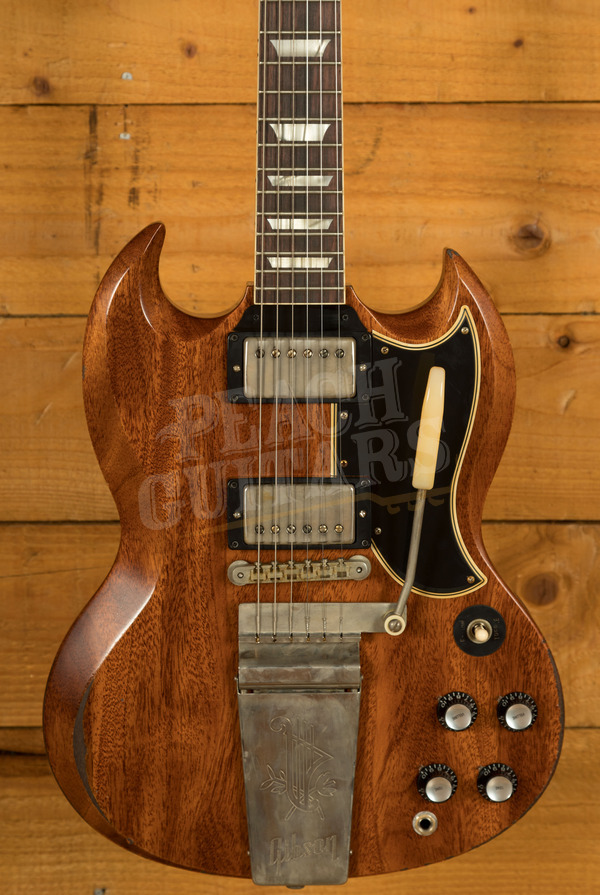 Gibson Custom Murphy Lab 1964 SG Standard Reissue w/ Maestro | Faded Cherry - Heavy Aged