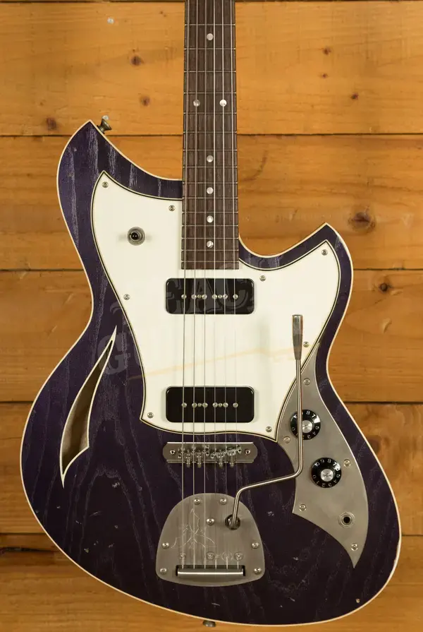 Novo Nucleus Miris J | Purple Stranger - Parchment Pickguard