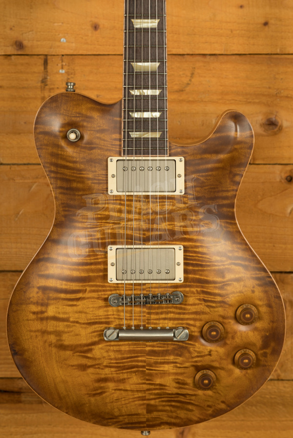 Nik Huber Dolphin '59 | Double Stain Faded Sunburst w/Exceptional Flame Maple Top