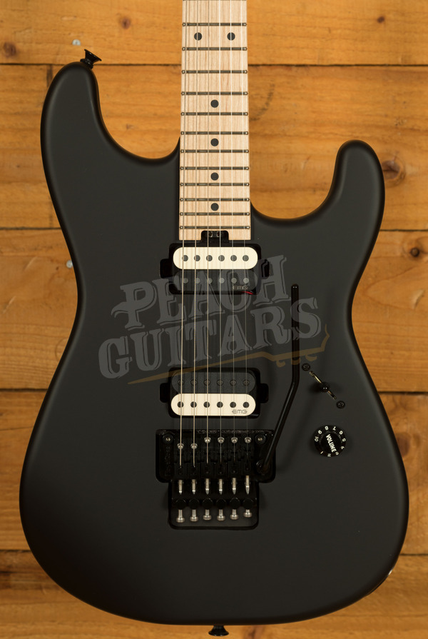 Charvel Jim Root Signature Pro-Mod San Dimas Style 1 HH FR M - Maple - Satin Black