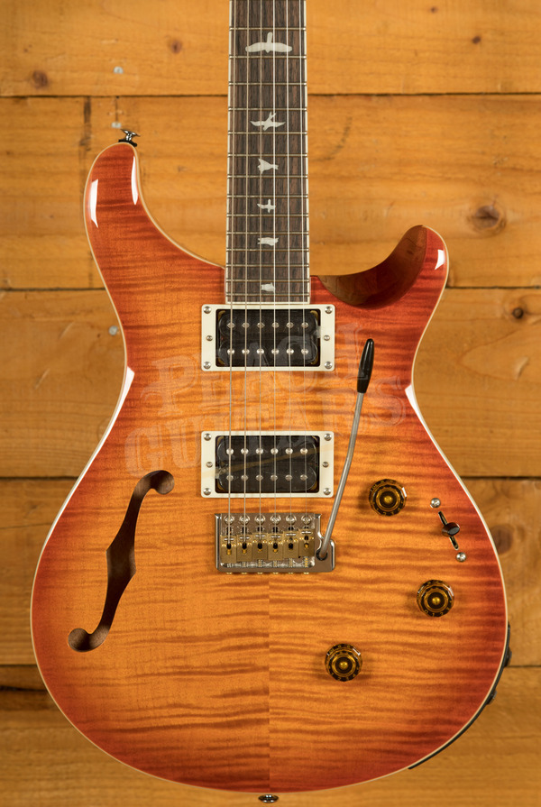 PRS SE Custom | Custom 24 Semi-Hollow Piezo - Vintage Sunburst