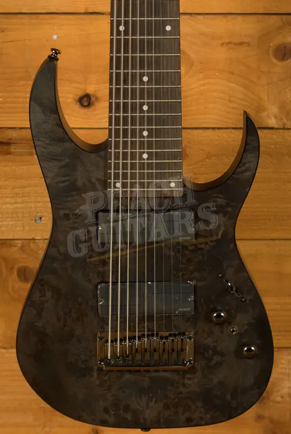 Ibanez RG Axe Design Lab | RG9PB - 9-String - Transparent Grey Flat