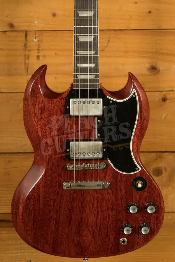 Gibson Custom 1961 Les Paul SG Standard Reissue Stop-Bar | Cherry Red - VOS