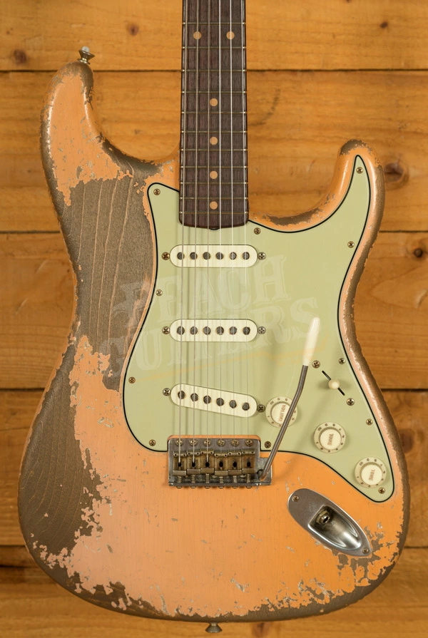 Fender Custom Shop Masterbuilt Dale Wilson 61 Strat - Heavy Relic Shell Pink