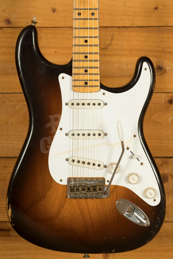 Fender Custom Shop Masterbuilt Paul Waller 70th Anniversary 54 Strat | Relic Wide-Fade 2-Colour Sunburst