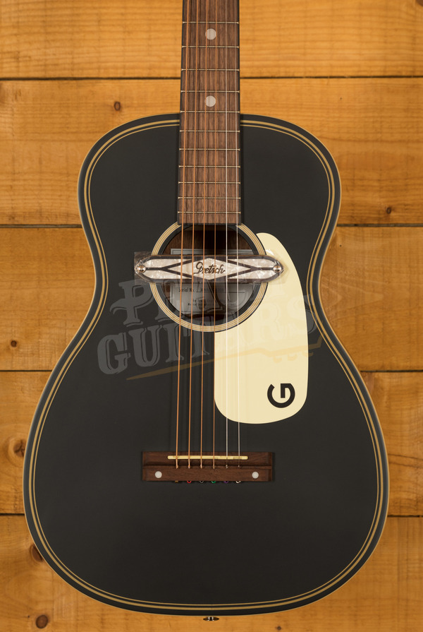 Gretsch G9520E Gin Rickey Electro Acoustic Walnut Smokestack Black