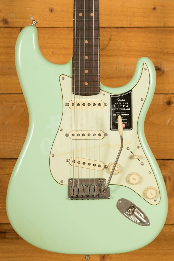 Fender American Ultra Luxe Vintage '60s Stratocaster - Rosewood - Surf Green