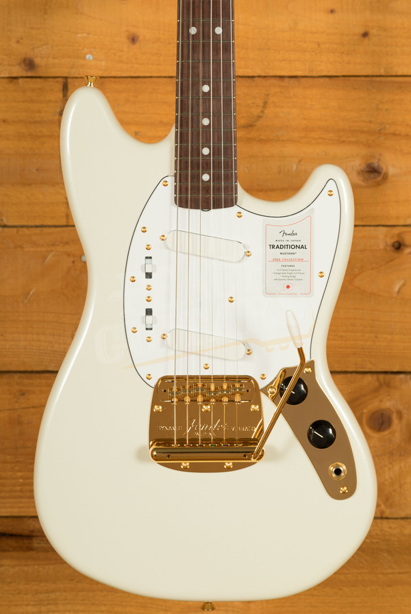 Fender Made in Japan Traditional 2025 Collection 60s Mustang Rosewood White Pearl