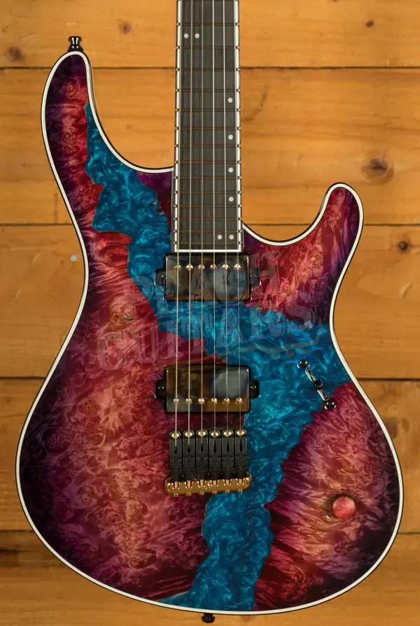 Mayones NAMM 2026 Regius Transparent Custom Colour/Resin Top