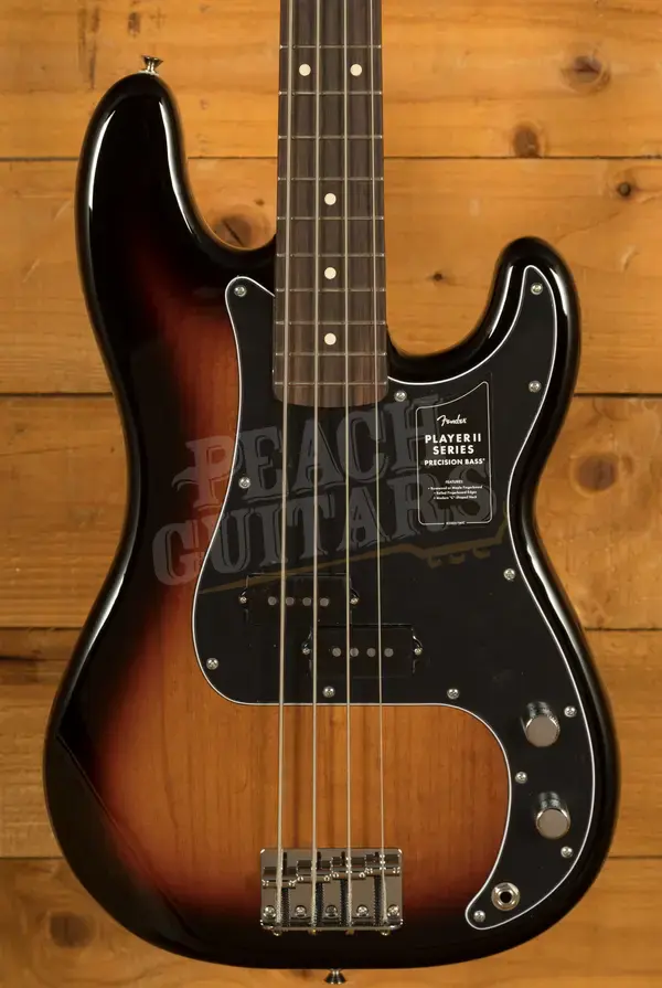 Fender Player II Precision Bass - Rosewood - 3-Colour Sunburst