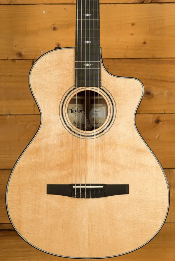 Taylor 312ce-N All-Solid Cutaway Classical Guitar - Natural