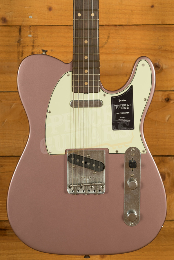 Fender Vintera II Road Worn '60s Telecaster - Rosewood - Burgundy Mist Metallic