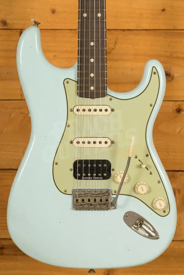 Fender Custom Shop 60 HSS Strat - Journeyman Relic Sonic Blue