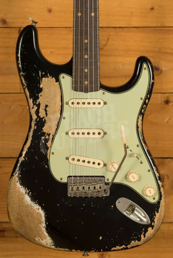 Fender Custom Shop 59 Strat - Super Heavy Relic Black