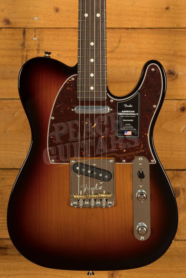 Fender American Professional II Telecaster | 3-Colour Sunburst - Rosewood