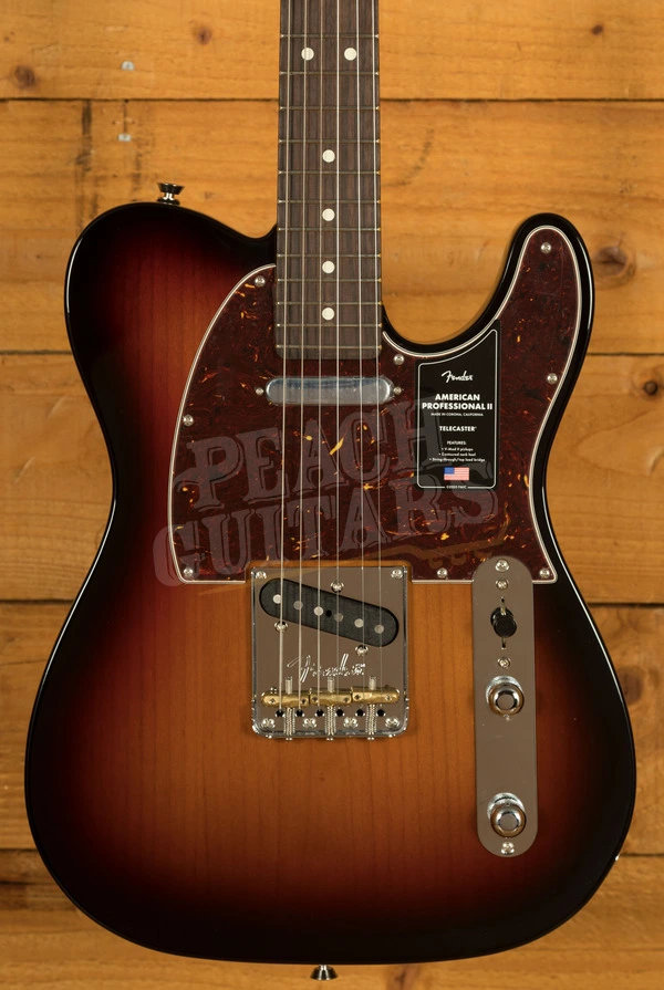 Fender American Professional II Telecaster - Rosewood - 3-Colour Sunburst