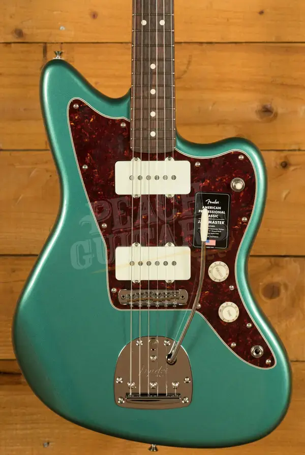 Fender American Professional Classic Jazzmaster - Rosewood - Faded Sherwood Green Metallic