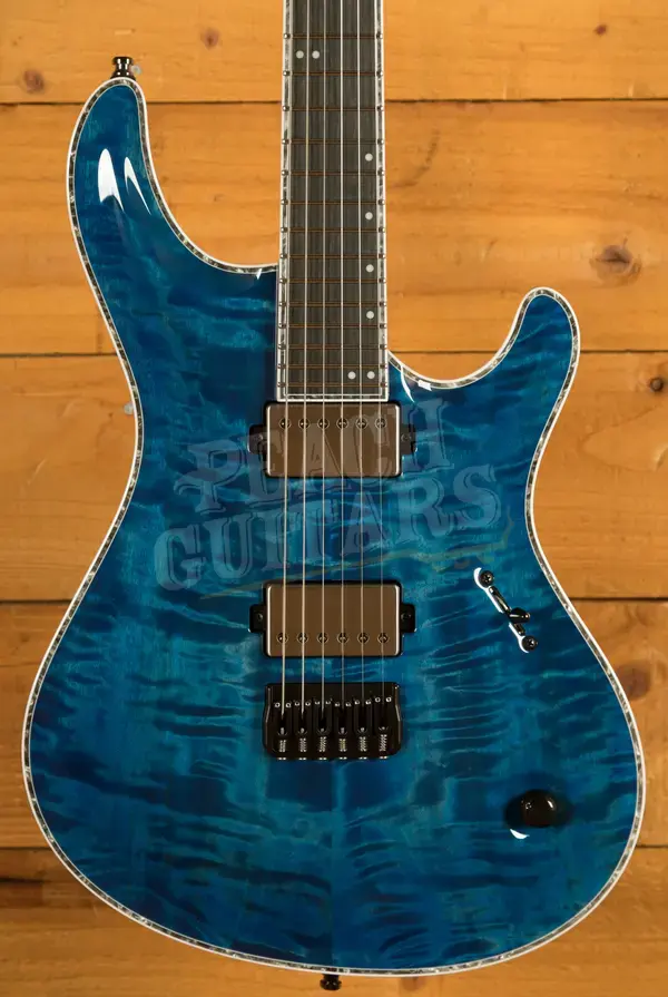 Mayones Regius Core 6 - Ebony - Blue Spirit Gloss