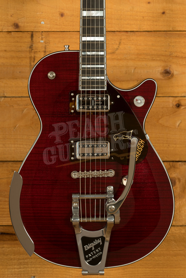 Gretsch G6134TFM-NH Nigel Hendroff Signature Penguin | Dark Cherry Metallic Flame