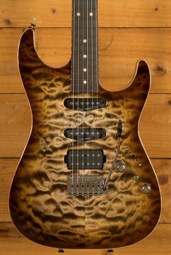 Tom Anderson Drop Top | Natural Mocha Burst w/Binding