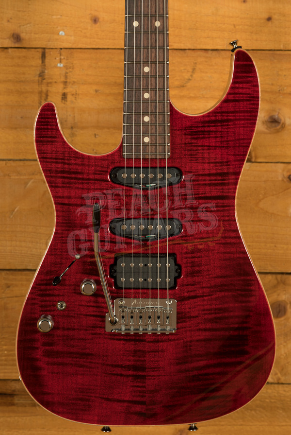 Tom Anderson Hollow Drop Top | Cajun Red w/Binding *Left-Handed*