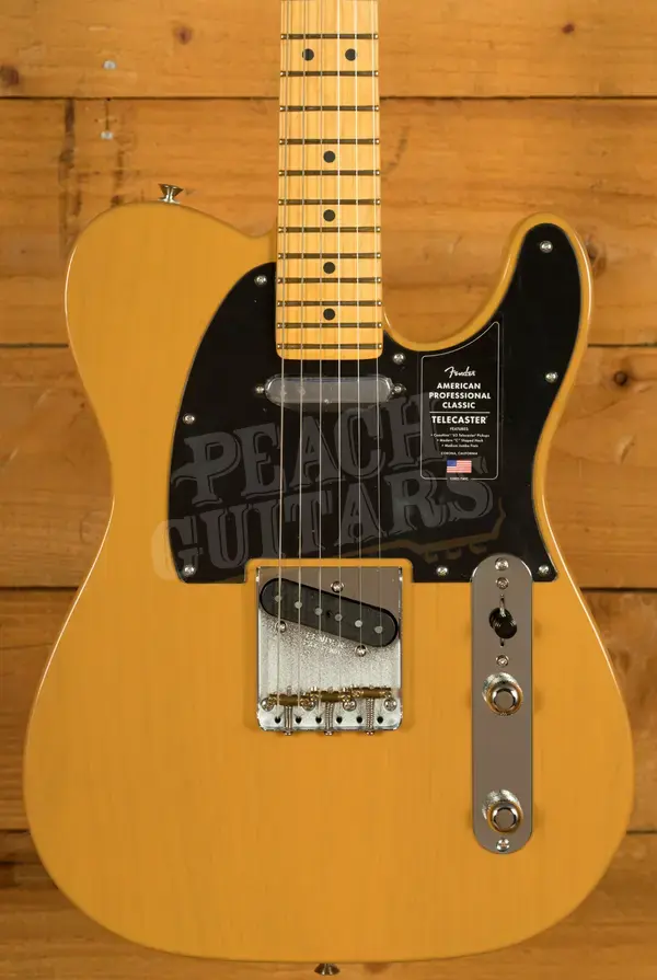 Fender American Professional Classic Telecaster - Maple - Butterscotch Blonde