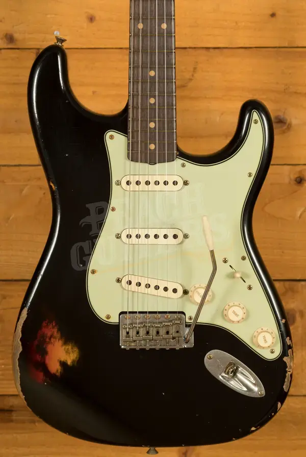 Fender Custom Shop 59 Strat - Relic Black/3-Tone Sunburst