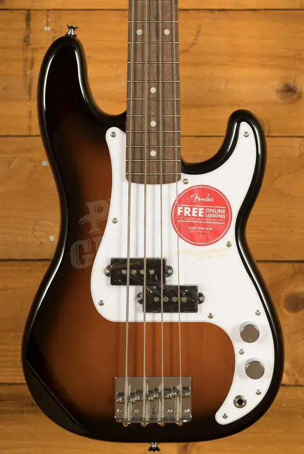 Squier Mini Precision Bass - Laurel - 2-Colour Sunburst